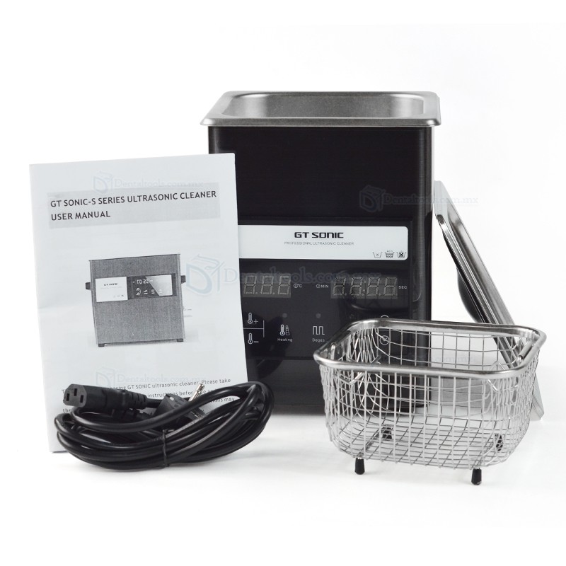 GT SONIC Serie S Limpiador Ultras&oacute;nico de 2L a 9L con Panel T&aacute;ctil y Calentamiento